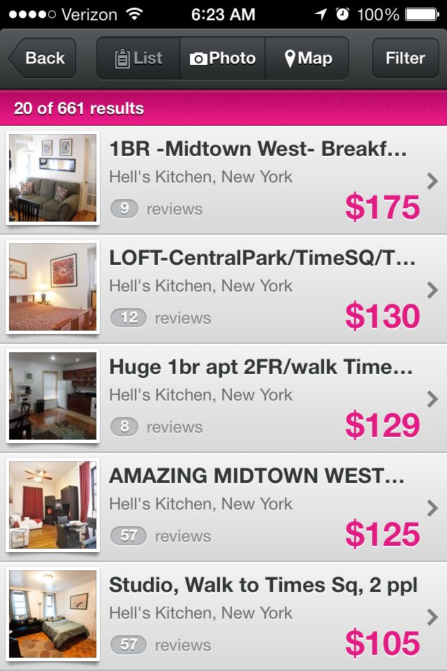 Airbnb screenshot